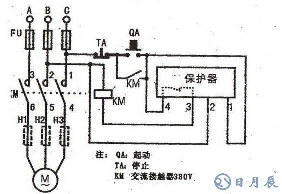 電機過載保護器接線圖詳解