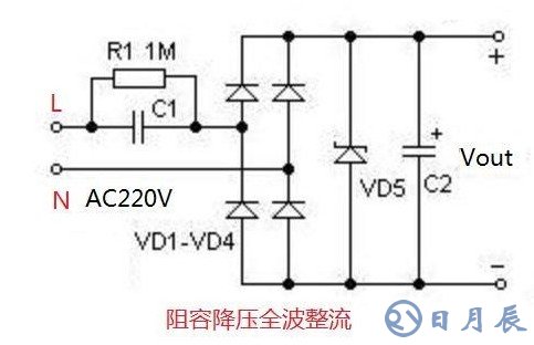 阻容降壓中的限流電阻發熱的原因