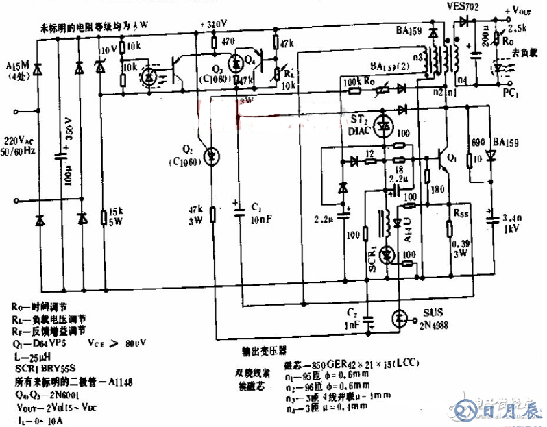 大電流開關電源電路圖大全（L296/DC-DC變換/CF8865）